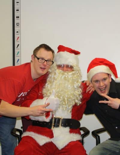Christmas time fun with Santa