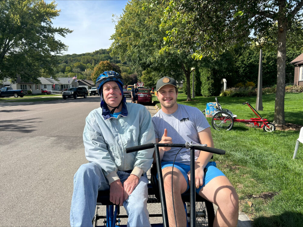 ABLE volunteers enjoying a holiday celebration